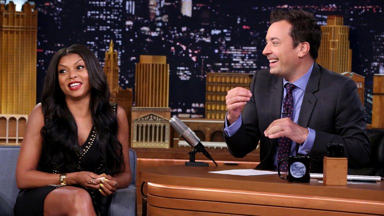 Taraji P Henson and Jimmy Fallon Play Fast Family Feud