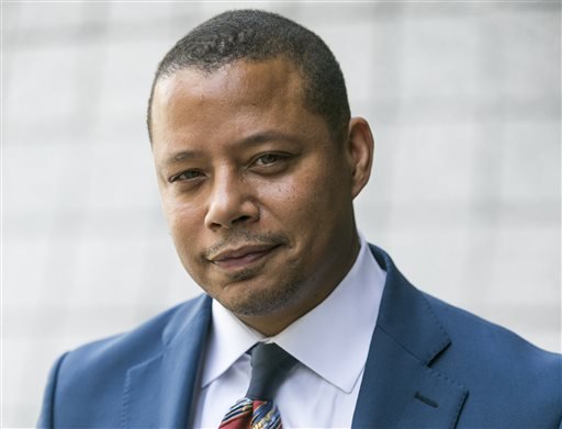 Actor Terrence Howard walks into a Los Angeles court for a hearing in which the