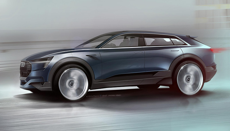 The Audi e-tron quattro concep