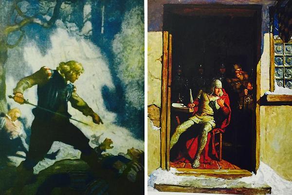 The FBI believes these two paintings by Wyeth stolen in Portland Maine in 2013 are somewhere in New England