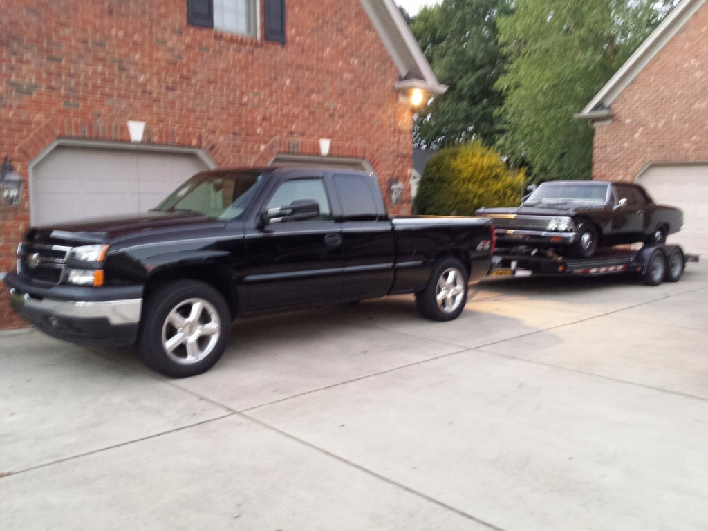 The Silverado along with the dream car Chevelle