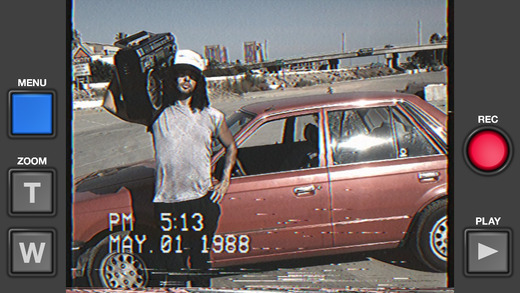 The VHS Camcorder iPhone ap makes your videos look vintage You can even put an oldschool timestamp on them