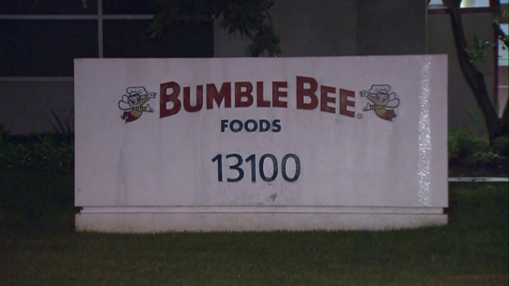 The exterior of Bumble Bee Foods&#039 Santa Fe Springs plant is shown in 2012 when a worker was killed in an industrial oven there