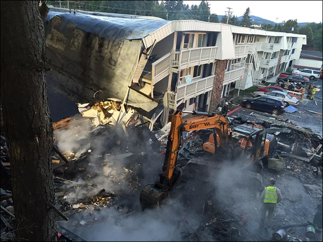 2 missing after powerful gas explosion at Bremerton motel