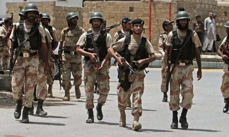 The paramilitary force was conducting a 'surgical action&#039 on suspected hideouts of BLA 'terrorists&#039. ─ AP  File