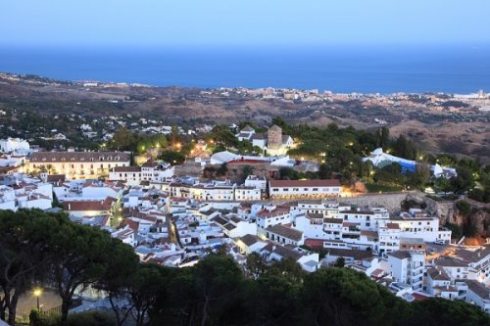 The resort of Mijas in Costa del Sol