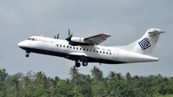 Indonesian plane debris seen; carried 54 people, gov't cash Watch a video