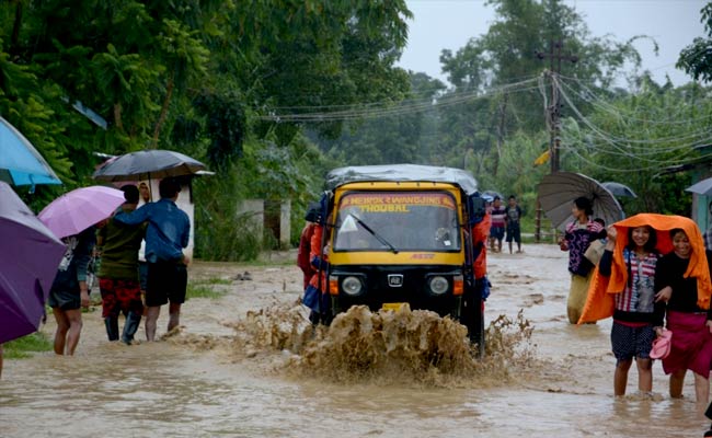 Towns Cut Off Villages Submerged as Manipur Battles Floods