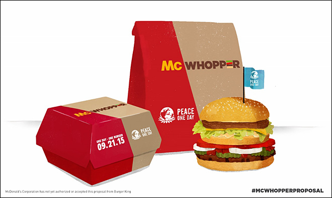 Burger King to McDonald's Let's make a McWhopper