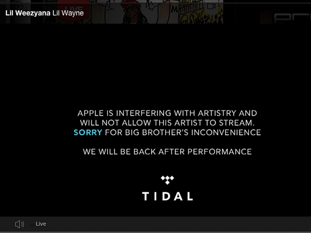 Drake's Performance At 'Lil Weezyana Fest' Blocked From Streaming On Tidal Due