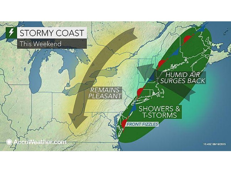 Storms in This Weekend's Lyme Area Forecast