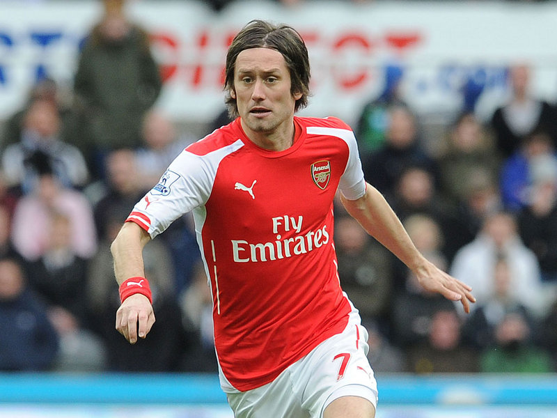 Tomas Rosicky Could be out of action for two months