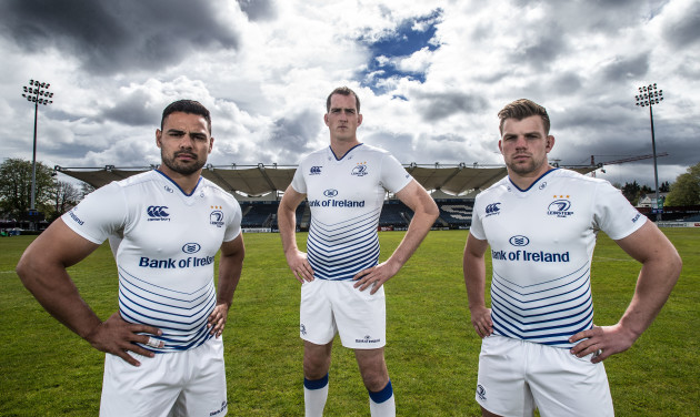 Toner helped Leinster launch their new home and alternate kits.  Source Dan Sheridan  INPHO