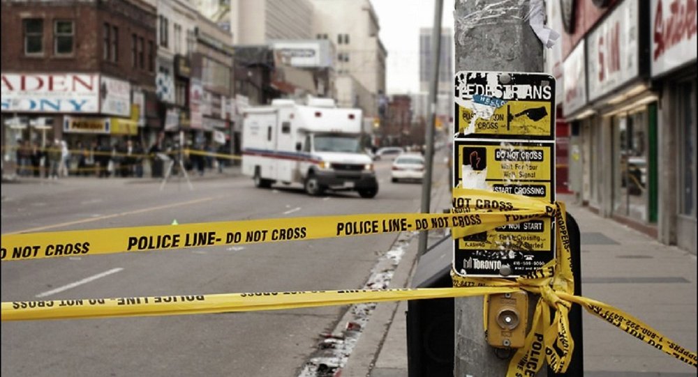 Police line Toronto. File