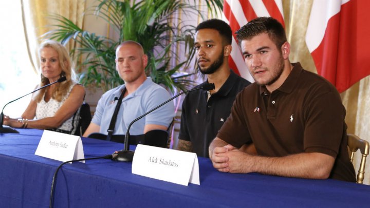 Train attack heroes to receive France’s highest honour                         Read more