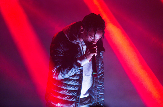 Travis Scott performs onstage at The Fader Fort Presented by Converse during SXSW