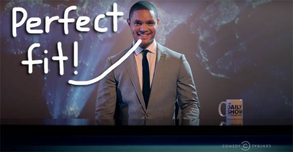 Trevor Noah is taking over the anchor chair on The Daily Show in September — and his ass is ready for a long comfortable stay