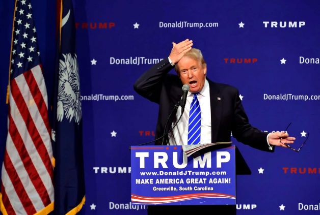 Trump says his hair is real during South Carolina campaign stop