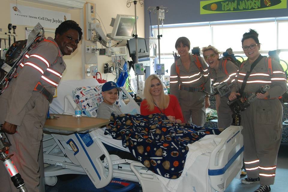 The'Ghostbusters Cast Visited a Boston Children's Hospital in Full Gear