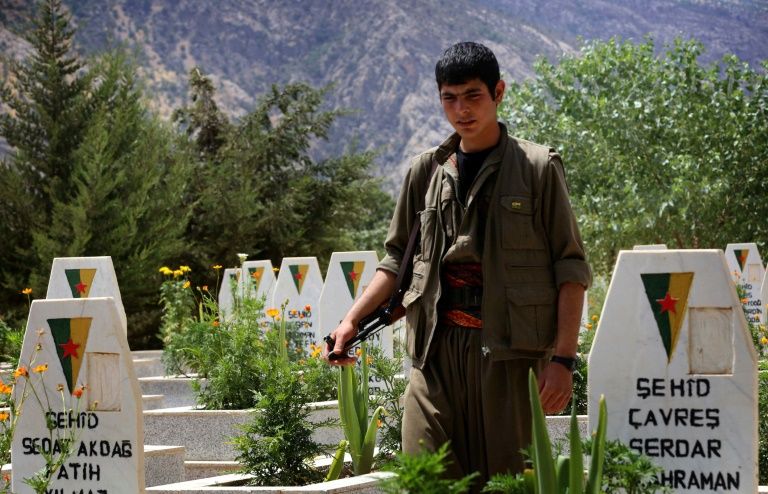 Turkish policeman civilian killed in attack blamed on PKK