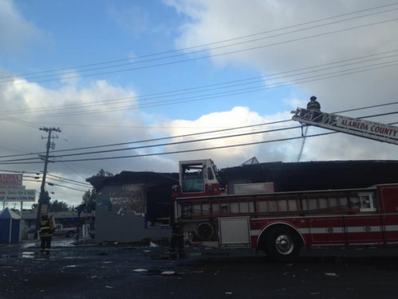 WATCH Fire Destroys Grocery Store Damages 4 Other San Leandro Businesses