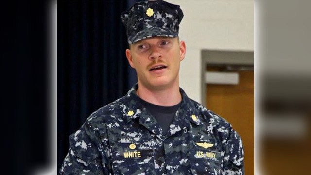 U.S. Navy Lt. Commander Timothy White