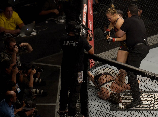 UFC 190 Ronda Rousey told Bethe Correia ‘don’t cry’ after knockout