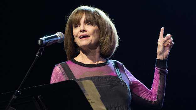 Valerie Harper speaks at an event in New York City