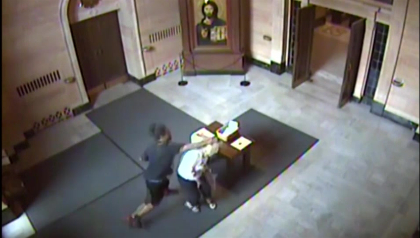 Two teens rob elderly woman in a church before punching her in Omaha, Nebraska