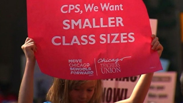 Chicago teachers on strike 2