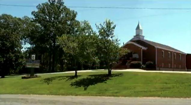 The Rocky Mount United Methodist Church in Jemison Alabama has installed a gun range in an overgrown gully behind the church