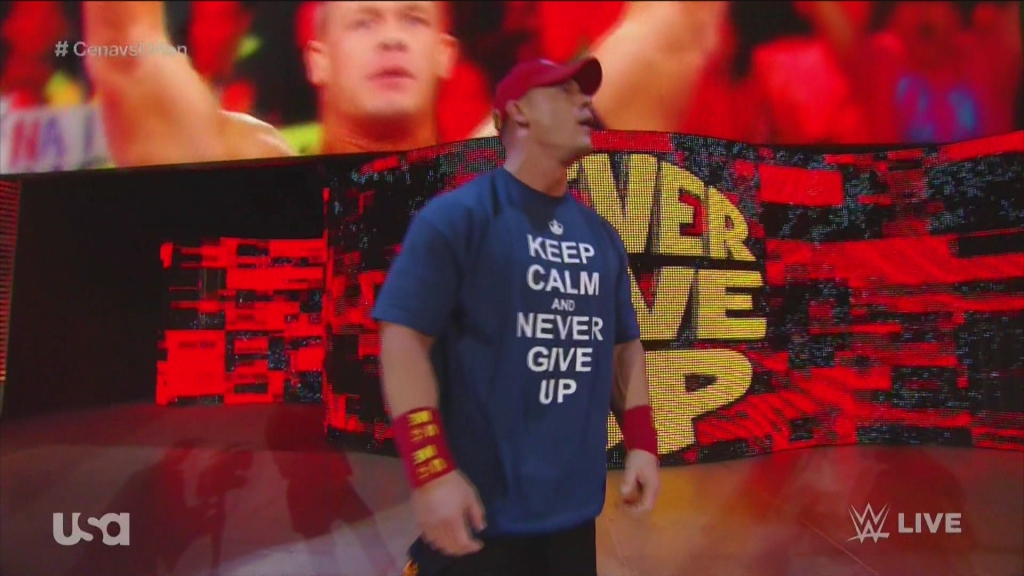 John Cena keep calm and never give