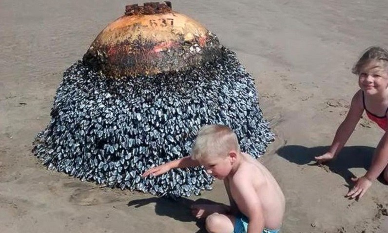 Mine discovery leads to closure of Burry Port harbour's west beach