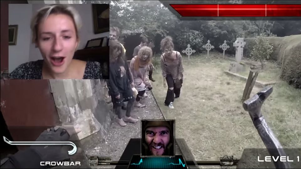 Watch internet randos play a real-life first-person shooter on Chatroulette