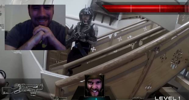 Watch internet randos play a real-life first-person shooter on Chatroulette