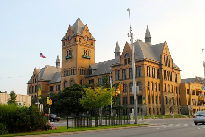 Wayne State University's Old Main Building. Daily Detroit File