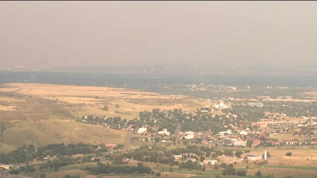 Haze over Denver