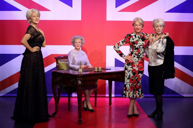 WireImage

Actress Helen Mirren meets her 3 wax figures at Madame Tussauds