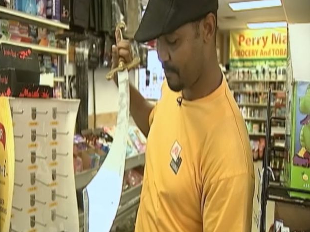 Store Owner Pulls Out Sword, Scares Off Would-be Robbers Armed With Machete