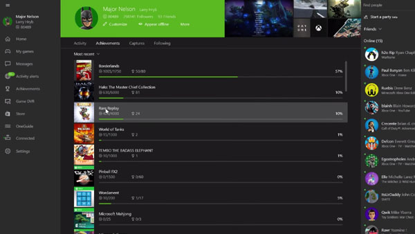 Windows 10 Xbox App