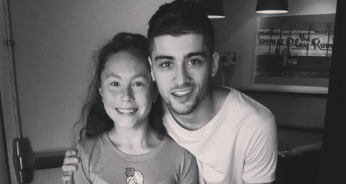 Zayn Malik and Malay's daughter Instagram