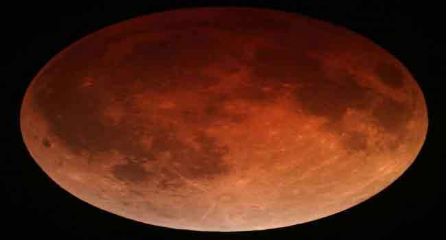 A lunar eclipse is expected to be visible in Nigeria on Monday