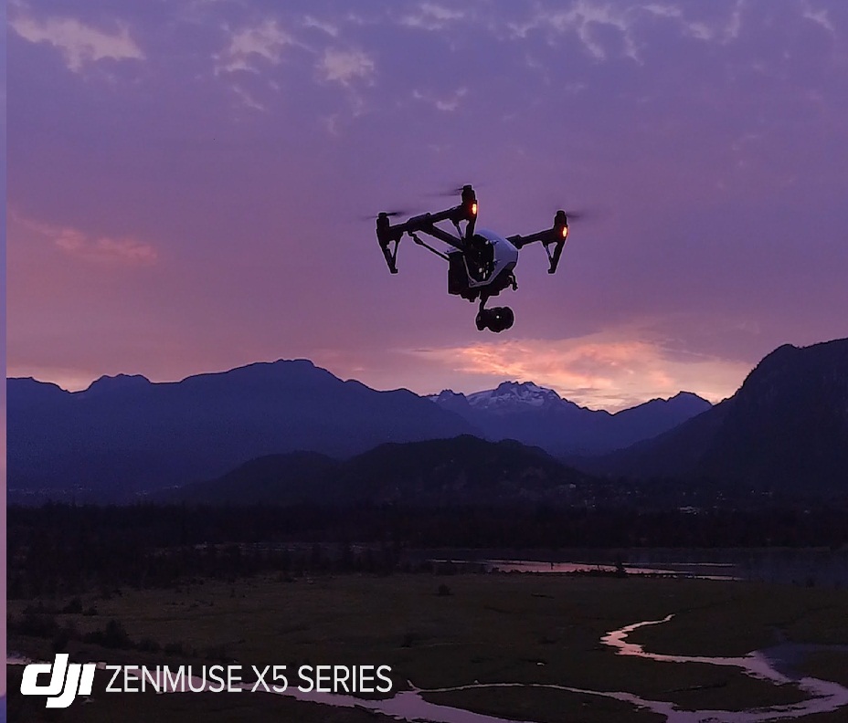 DJI Zenmuse X5 drone cams: M4/3, 4K, interchangeable lens