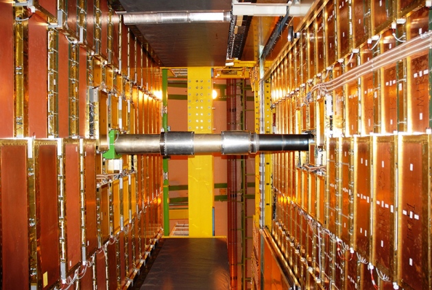 A view inside the LHCb experiment’s muon detector at the Large Hadron Collider. Image credits CERN