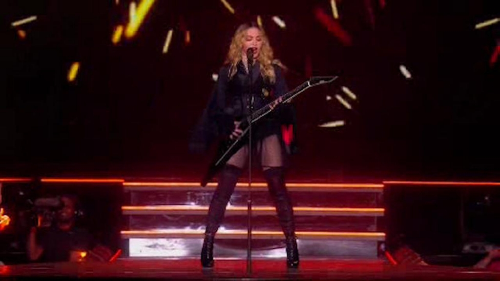 Madonna performs at Madison Square Garden