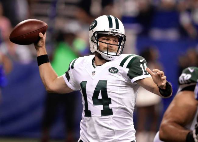 Anointed starting quarterback Ryan Fitzpatrick is dialed in on the Eagles and nothing else