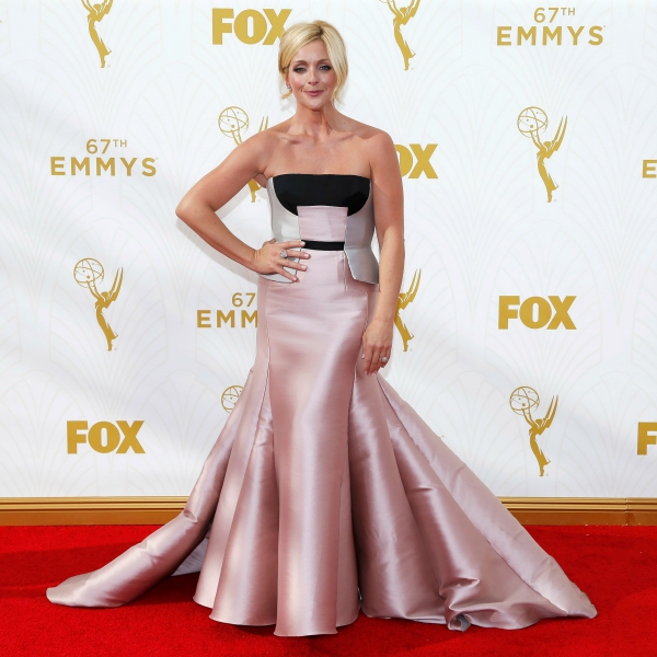 Jane Krakowski wears Indian designer Bibhu Mohapatra's gown at Emmys 2015