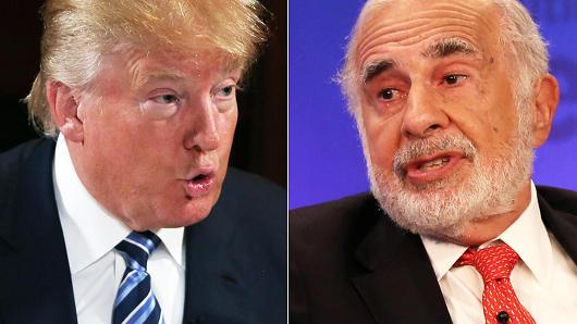 Donald Trump and Carl Icahn