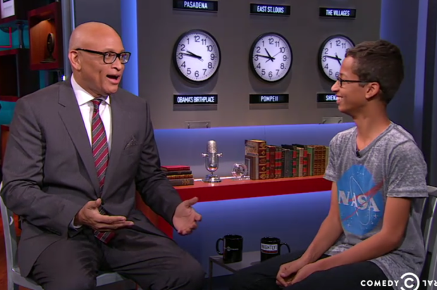 Larry Wilmore wants to know if Ahmed Mohamed feels like a badass'Doesn't it give you a little street cred'