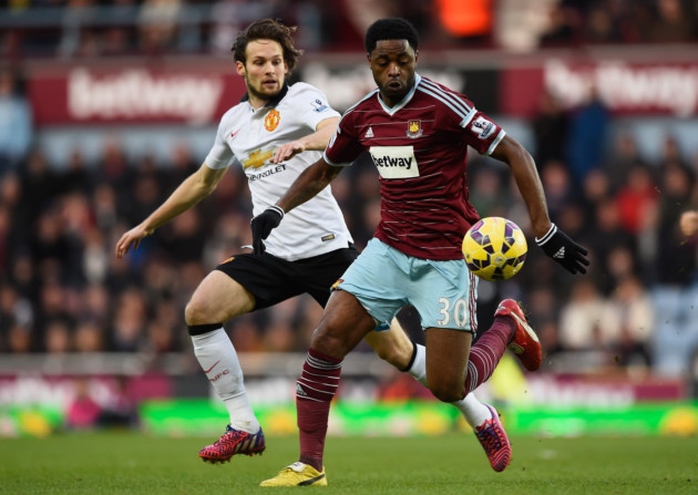 Alex Song of West Ham in action